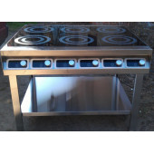 Плита индукционная 6-ти конфорочная (21 кВт) напольная Олегия