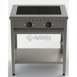 Плита электрическая двухконфорочная без духовки Aplanta ПЭ-2