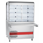Прилавок-витрина холодильный ABAT ПВВ(Н)-70КМ-С-02-НШ