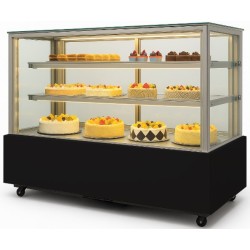 Витрина холодильная кондитерская HURAKAN HKN-LPD210S BLACK