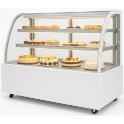 Витрина холодильная кондитерская HURAKAN HKN-LPD210 WHITE