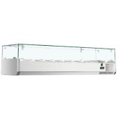 Холодильная витрина-надставка Hurakan HKN-VRX1500/330S со стеклом