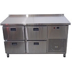 Холодильный стол 4 ящика 1400х700х850 ТМ Tehma