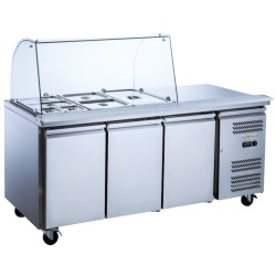 Стол холодильный GoodFood GF-GN3100SALGC-HC