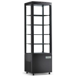 Шкаф холодильный витрина GoodFood RT235L3N black (черный)