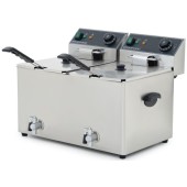 Фритюрница электрическая GoodFood EF88T BLACK с краном