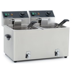 Фритюрница электрическая GoodFood EF88T BLACK с краном