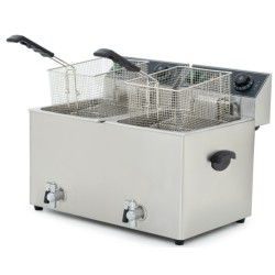 Фритюрница электрическая GoodFood EF88T BLACK с краном