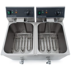 Фритюрница электрическая GoodFood EF88T BLACK с краном