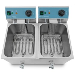 Фритюрница электрическая GoodFood EF88T BLUE с краном