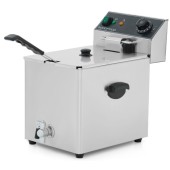 Фритюрница электрическая GoodFood EF8T BLACK с краном