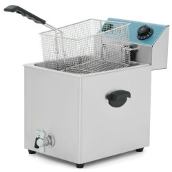 Фритюрница электрическая GoodFood EF8T BLUE с краном