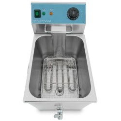 Фритюрница электрическая GoodFood EF8T BLUE с краном