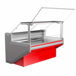 Холодильная витрина Juka FGL 160A, прямое стекло