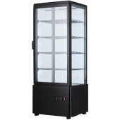Шкаф-витрина холодильная REEDNEE RT98B black (черная)
