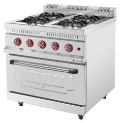 Плита газовая 4-х конфорочная с духовкой Silver KZN-80